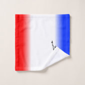 Liberty Red White Stripe Badhandtuch Set (Waschlappen)