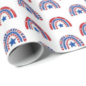 Liberty-Regenbogen-Geschenkverpackungspapier Geschenkpapier (Rolleneckpunkt)