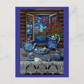 Liberty’s Tea Time Delight! Postkarte