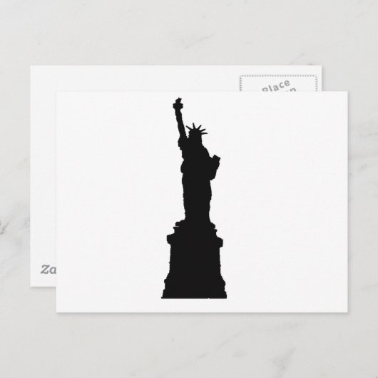 Liberty Shadow Postkarte (Vorne/Hinten)