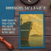 Liberty Ship SS Jeremiah O'Brien | Alcatraz Travel Postkarte