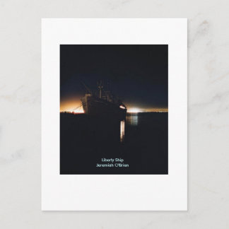 Liberty Ship SSJeremiah O'Brien - Maßgeschneidert Postkarte