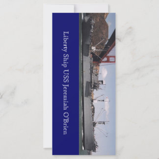 Liberty Ship USS Jeremiah O'Brien Postcard