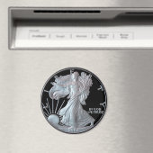 Liberty Silver Dollar Head 2006 Magnet (In Situ (Geschirrspüler))