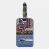 Liberty Staat Park - Jet Ski in Morris Canal Basti Gepäckanhänger (Rückseite vertikal)