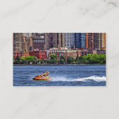 Liberty Staat Park - Jet Ski in Morris Canal Basti Visitenkarte (Rückseite)