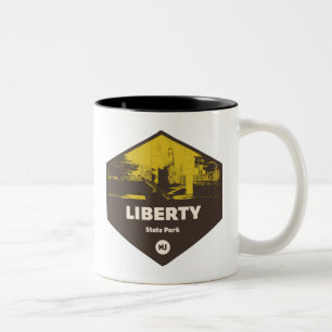 Liberty Staat Park New Jersey Zweifarbige Tasse
