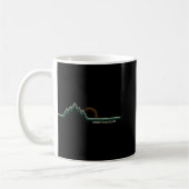 Liberty State Park New Jersey Berg Retro Kaffeetasse (Links)