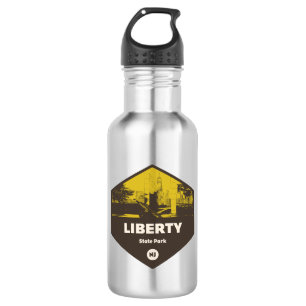 Liberty State Park New Jersey Edelstahlflasche
