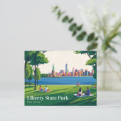 Liberty State Park USA Postkarte (Stehend Vorderseite)