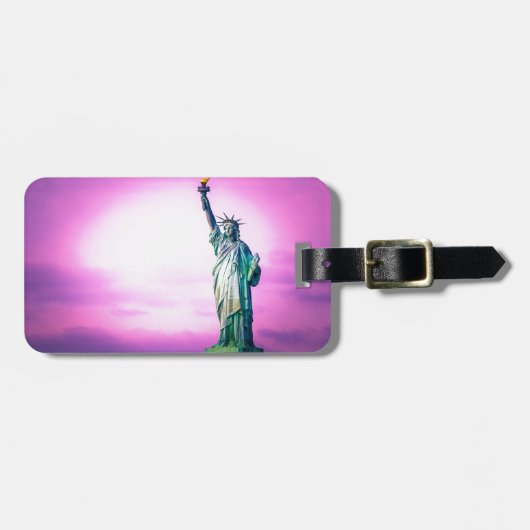Liberty Statue New York Gepäckanhänger (Vorderseite horizontal)
