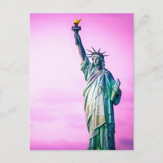 Liberty Statue New York Postkarte (Vorderseite)
