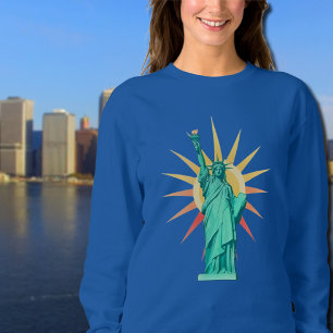 Liberty Statue & Rising Sun Sweatshirt