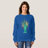 Liberty  Statue & Rising Sun  Sweatshirt (Vorne ganz)