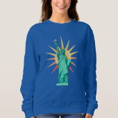 Liberty  Statue & Rising Sun  Sweatshirt (Vorderseite)