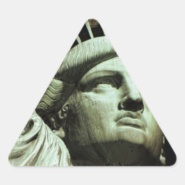 Liberty-Staue Dreieckiger Aufkleber