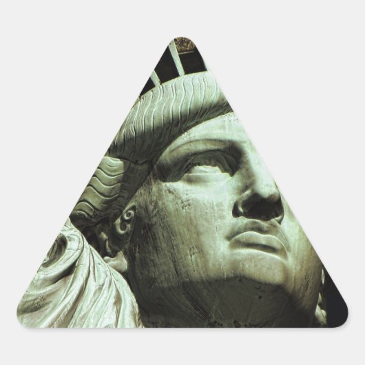 Liberty-Staue Dreieckiger Aufkleber (Vorderseite)