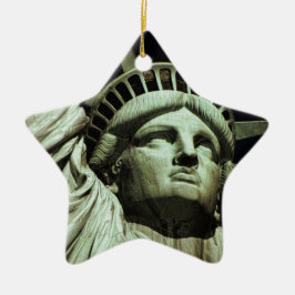 Liberty-Staue Keramikornament