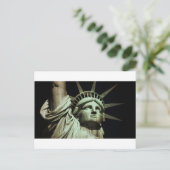 Liberty-Staue Postkarte (Stehend Vorderseite)