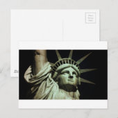Liberty-Staue Postkarte (Vorne/Hinten)