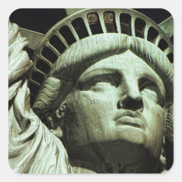 Liberty-Staue Quadratischer Aufkleber