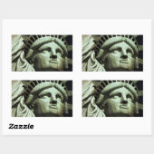 Liberty-Staue Rechteckiger Aufkleber (Blatt)