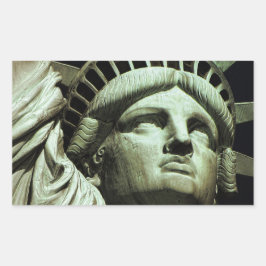 Liberty-Staue Rechteckiger Aufkleber