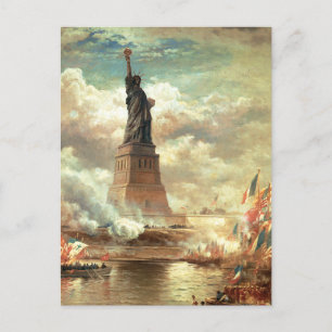 Liberty Stehend Tall Postkarte