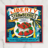Liberty Strawberries Geschenkanhänger (Vorderseite)