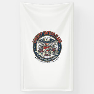 Liberty Tattoo Flash Patriotisches Patriottisches Banner