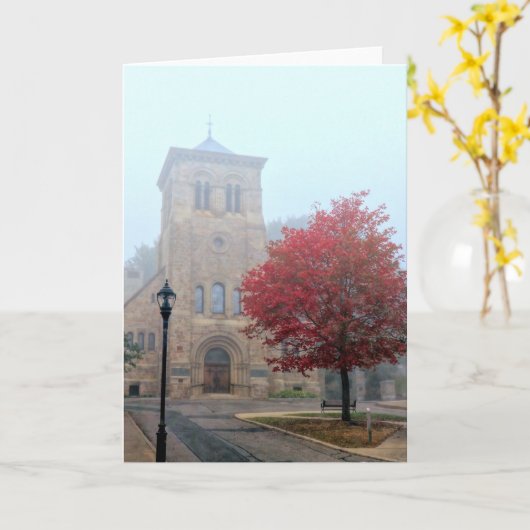 Liberty Tree in Nebel Karte (Gelbe Blume)