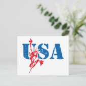 Liberty USA Postcard Postkarte (Stehend Vorderseite)