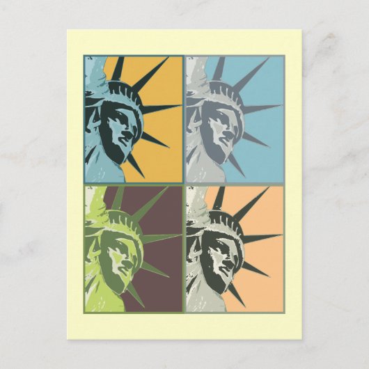 Liberty USA Postkarte (Vorderseite)