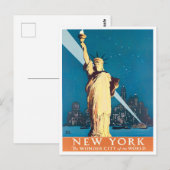 Liberty Vintage Reisepostkarte Postkarte (Vorne/Hinten)