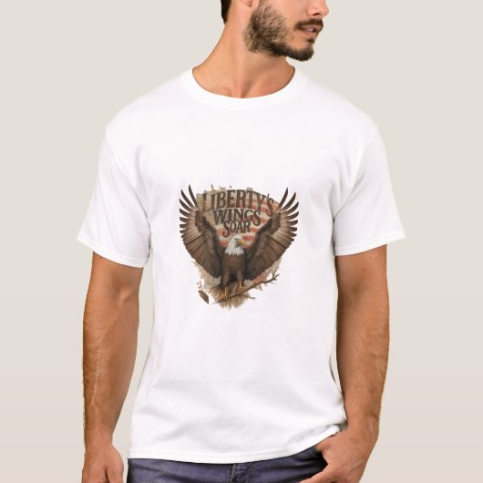 " LIBERTY WINGS SOAR " T-Shirt (Vorderseite)