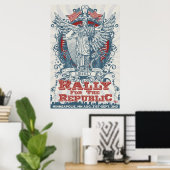 LibertyManiacs Kundgebung Riesiges Poster (Heimbüro)