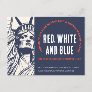 Liberty's Call bis 4. Juli Einladung Postkarte