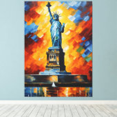 Liberty's Fiery Passage Leinwanddruck (Insitu (Holzboden))