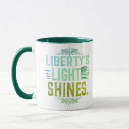 Liberty's Flame Lights Night Tasse