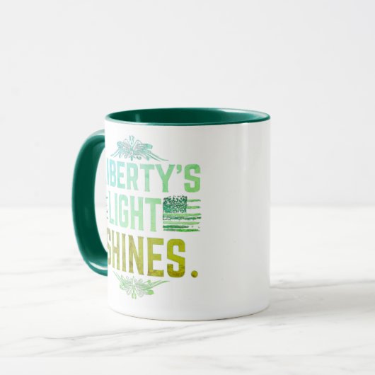 Liberty's Flame Lights Night Tasse (Vorderseite Links)