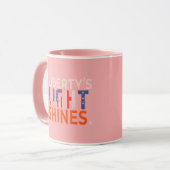 Liberty's Flame Lights Night Tasse (Vorderseite Links)