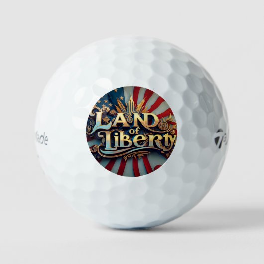 "Liberty's Shining Star" Golfball (Vorderseite)