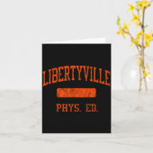 Libertyville High School Hs Libertyville Il Phys E Karte (Gelbe Blume)
