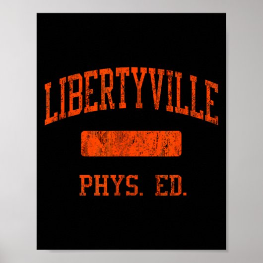 Libertyville High School Hs Libertyville Il Phys E Poster (Vorne)