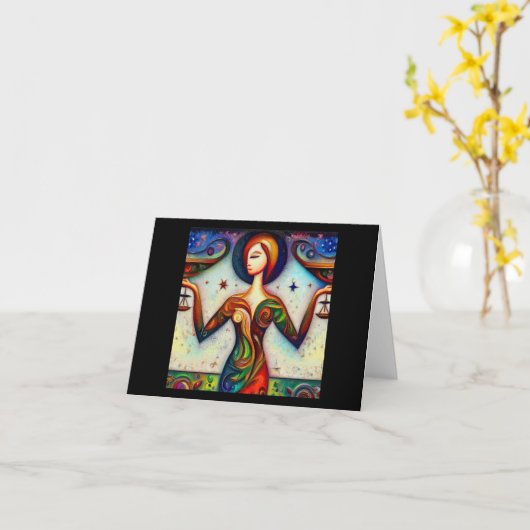 Libra 12 karte (Gelbe Blume)