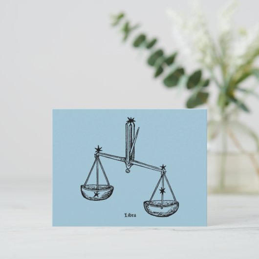 Libra, 1482 postkarte (Stehend Vorderseite)