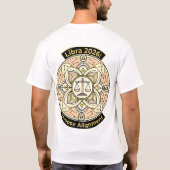 Libra 2026 Zodiac Scales Mandala – Balance & Harmo T-Shirt (Rückseite)