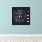 Libra - 23. September bis 22. Oktober Leinwanddruck (Insitu (Holzboden))
