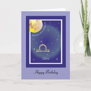 Libra, 24. September bis 23. Oktober Karte