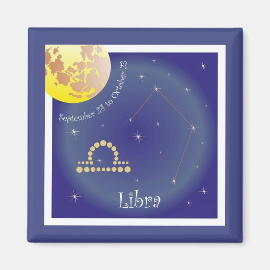 Libra, 24. September bis 23. Oktober Magnet (Vorne)